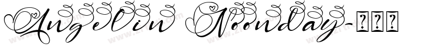 Angelin Noonday字体转换